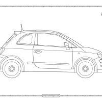 Printable Cars Fiat 500 Coloring Pages 71 printable cars fiat 500 coloring pages