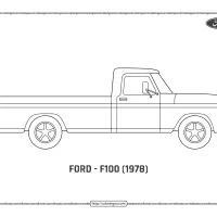 Printable Cars Ford F100 1978 Coloring Pages 72 printable cars ford f100 1978 coloring pages