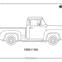 Printable Cars Ford F100 Coloring Pages 73 printable cars ford f100 coloring pages