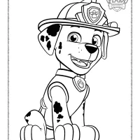Printable Paw Patrol Marshall Coloring Sheet 68 printable paw patrol marshall coloring sheet