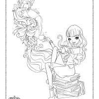 Regal Academy Astoria Rapunzel Coloring Pages