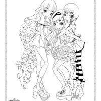 regal academy astoria rose and joy coloring pages