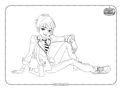Regal Academy Hawk SnowWhite Coloring Pages