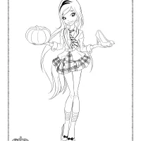 regal academy rose cinderella coloring pages