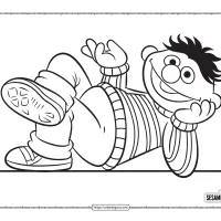 sesame street ernie pdf coloring activities