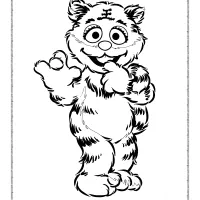 sesame street lily pdf coloring page