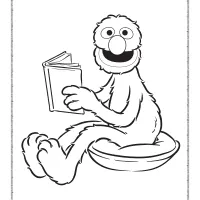 sesame street louie pdf coloring pages