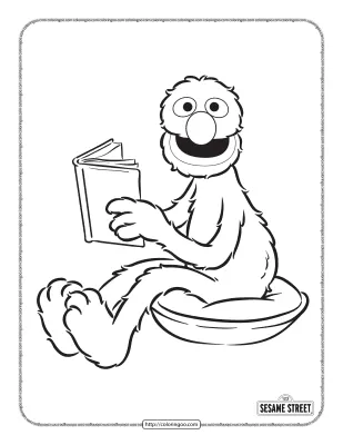 Sesame Street Louie Pdf Coloring Pages