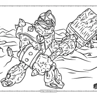 Skylanders Giants Crusher Coloring Pages 12 skylanders giants crusher coloring pages