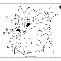 Skylanders Pop Thorn Coloring Pages 4 skylanders pop thorn coloring pages