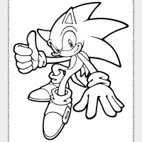 sonic the hedgehog coloring sheet