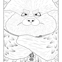 Turning Red Angry Face Coloring Page 5 turning red angry face coloring page