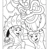 chinese new year coloring sheet