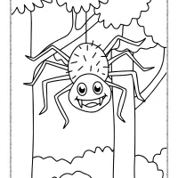 cute printable spider coloring pages for kids