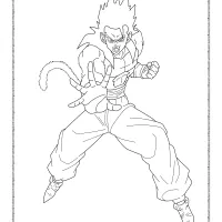dragonball gohan coloring pages
