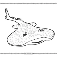Electric Torpedo Ray Coloring Pages 84 electric torpedo ray coloring pages