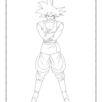 free goku coloring pages