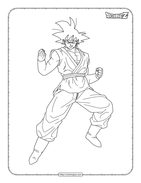 goku coloring pages