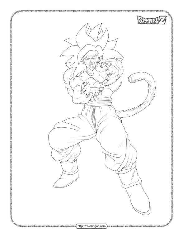 goku super saiyan coloring pages