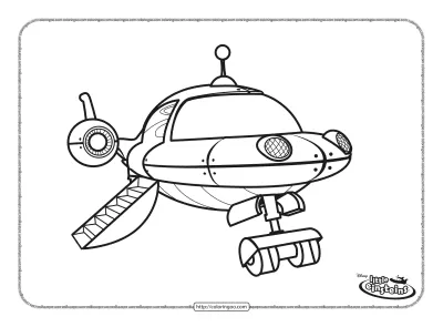 Little Einsteins Rocket Coloring Sheet