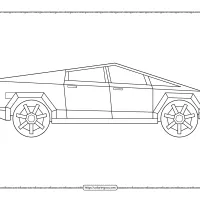 Printable Cars Tesla Cybertruck Coloring Pages 67 printable cars tesla cybertruck coloring pages