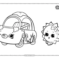 Shopkins Cutie Car Beach Buggy Coloring Pages 70 shopkins cutie car beach buggy coloring pages