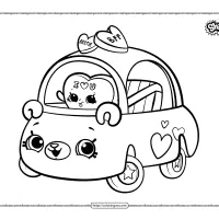 Shopkins Cutie Car Candy Heart Coloring Pages 69 shopkins cutie car candy heart coloring pages
