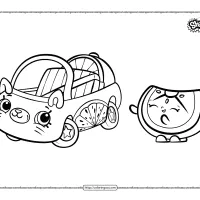 Shopkins Cutie Car Orange Rush Coloring Pages 71 shopkins cutie car orange rush coloring pages