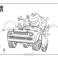 The Bad Guys Coloring Activities for Kids 12 the bad guys coloring activities for kids