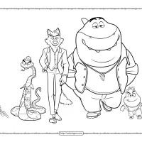 The Bad Guys Coloring Pages for Kids 11 the bad guys coloring pages for kids