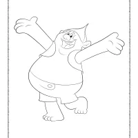 Trolls Biggie Coloring Pages 34 trolls biggie coloring pages