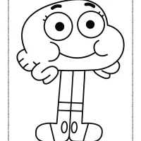 gumball darwin pdf coloring pages