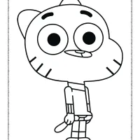 gumball watterson pdf coloring pages