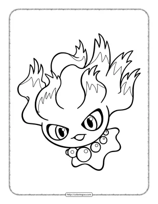 Pokemon Misdreavus Pdf Coloring Pages