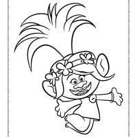 Poppy Hops Happly Coloring Page 39 poppy hops happly coloring page