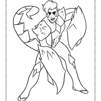 scorpia from she ra coloring pages
