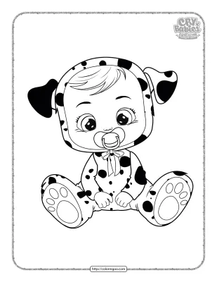 Cry Babies Dotty Coloring Pages