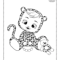 cry babies lea coloring pages
