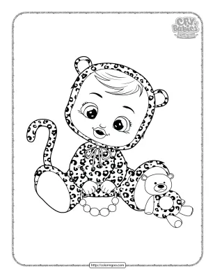 Cry Babies Lea Coloring Page
