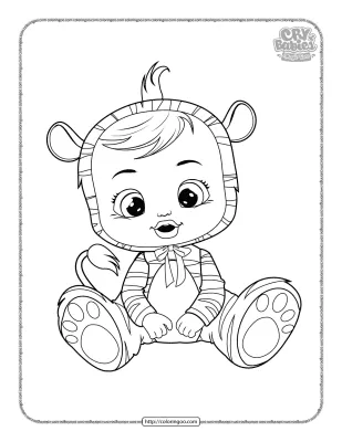 Cry Babies Nala Coloring Page