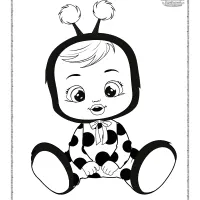 free printable cry babies lady coloring pages