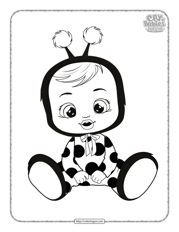 Free Printable Cry Babies Lady Coloring Pages 1 free printable cry babies lady coloring pages