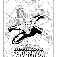 marvel ultimate spider man coloring pages
