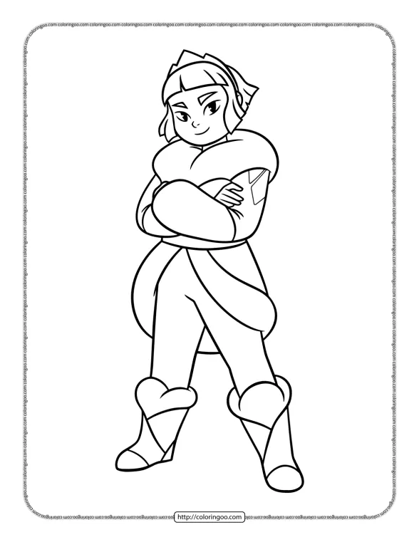 Princess Frosta Pdf Coloring Pages 1 princess frosta pdf coloring pages