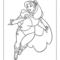 princess spinnerella pdf coloring pages