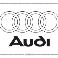 Printable Pdf Audi Logo Vector Outline 8 printable pdf audi logo vector outline
