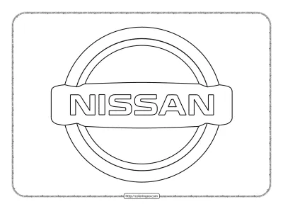 Printable Pdf Nissan Logo Vector Outline