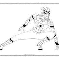 spider man homecoming coloring pages