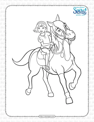 Abigail and Boomerang Pdf Coloring Pages