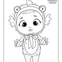 cry babies nellie coloring pages